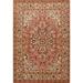 Gray/Orange 84 W in Indoor Area Rug - Bloomsbury Market Traditional Orange/Tan/Gray Area Rug Polyester/Wool | Wayfair