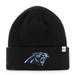 Men's '47 Black Carolina Panthers Secondary Basic Cuffed Knit Hat