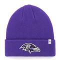 Men's '47 Purple Baltimore Ravens Secondary Basic Cuffed Knit Hat