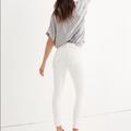 Madewell Jeans | Madewell White 9” High Rise Skinny Jeans | Color: White | Size: 24