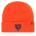 Men's '47 Orange Chicago Bears Secondary Basic Logo Cuffed Knit Hat