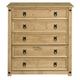 Corona 5 Drawer Chest of Drawers Mexican Solid Pine
