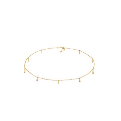 Elli - Elli Halskette Choker Kette Tropfen Geo 925 Silber Ketten 1 ct Damen