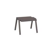 Rio Indoor/Outdoor Side Table Taupe Aluminum Powdercoating Finish - Whiteline Modern Living ST1593-TAU