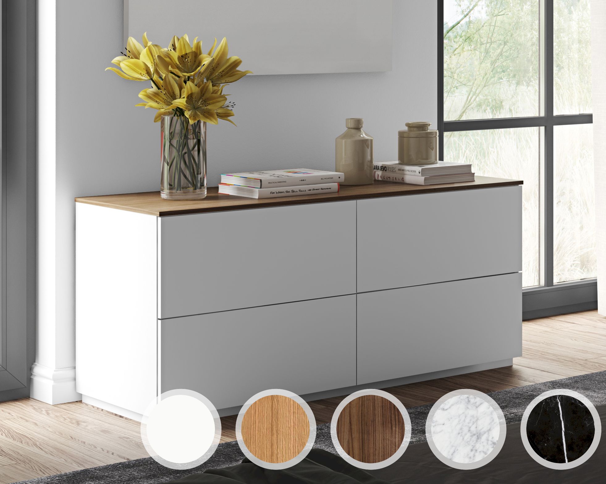 TemaHome »Join« Sideboard - 120L3 Eiche