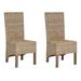 Pembrooke 19''H Rattan Side Chair in Natural Unfinished - Safavieh FOX6520B-SET2