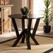 Baxton Studio Irene Modern Dark Brown Finished 35-Inch-Wide Round Wood Dining Table - Wholesale Interiors RH7231T-Dark Brown-35-IN-DT