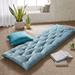 "Edelia 27"" x 74"" Poly Chenille Lounge Floor Pillow Cushion - Intelligent Design ID31-1529"