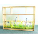 "Nature View Acrylic Back Cabinet 36""H - Whitney Brothers WB0249"