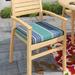 Sol 72 Outdoor™ Sunbrella Seat Cushion 18" W x 18" D in Blue/Brown | 2.5 H x 18 W in | Wayfair 142F900F501C4653BC776BE9F78E8669