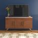 Etta Avenue™ Kyle TV Stand for TVs up to 65" Wood in Brown | 29.5 H in | Wayfair 3BCEA60FBF3D45EE84648B5225CF285C