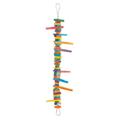 You & Me Miles of Blocks Chewing Bird Toy, Medium
