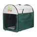 Folding Soft Green Dog Crate, 17.5" L X 14.5" W X 16.5" H, X-Small