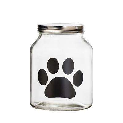 Amici Home Buddy Paw Chalkboard Pet Canister, Medium