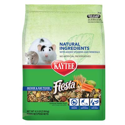 Kaytee Fiesta Naturals Mouse and Rat Food, 4.5 lbs.