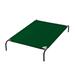 Elevated Dog Bed, 37" L X 59.8" W X 8" H, Green, X-Large