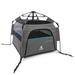 Portable Tent and Containment System for Dogs, Medium, Gray