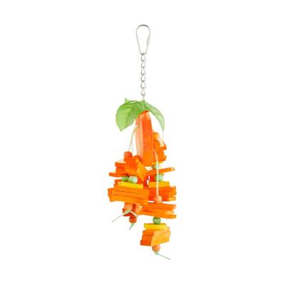 You & Me Orange You Glad Chewing Bird Toy, Small
