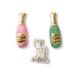 Champagne Dog Toy Set, X-Small, Pack of 3, Multi-Color