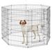 Black Contour Exercise Pen for Dogs, 42" H, Large