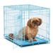 Blue iCrate Single Door for Dogs, 24.77" L X 17.49" W X 19.45" H, Small
