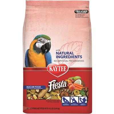 Kaytee Fiesta with Natural Colors Macaw Food, 4.5 lbs.