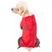 Red Quantum-Ice Full-Bodied Adjustable and 3M Reflective Dog Jacket, X-Small