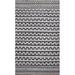 Black/Gray 60 x 0.38 in Area Rug - Union Rustic Patridge Abstract Hand Knotted Area Rug Wool | 60 W x 0.38 D in | Wayfair