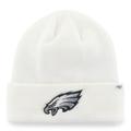 Men's '47 White Philadelphia Eagles Secondary Basic Cuffed Knit Hat