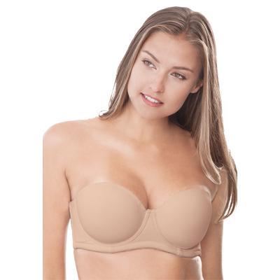 Plus Size Women's Convertible Strapless Underwire Bra by Comfort Choice in Nude (Size 48 DD)
