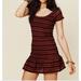 Free People Dresses | Gorgeous Free People Sweater Dress! | Color: Black/Brown | Size: Xs