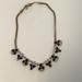 J. Crew Jewelry | J.Crew Jeweled Statement Necklace | Color: Black/White | Size: Os