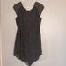 American Eagle Outfitters Dresses | American Eagle High Low Medallion Black Dress | Color: Black/Gray | Size: M