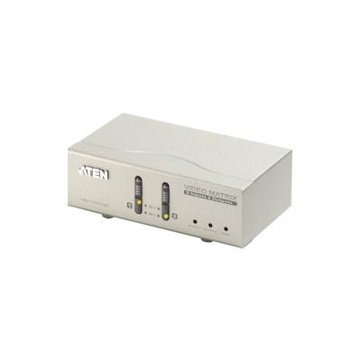 ATEN VS0202-AT-G 2 Port VGA-Matrix-Switch mit Fernbedienung 1920 x 1440 Pixel