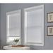 Wide Width 2" Faux Wood Cordless Blinds by BrylaneHome in White (Size 43" W 64" L) Window Privacy Shades Adjustable Slats