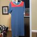 Lularoe Dresses | Lularoe Julia - Block Color Blue And Red | Color: Blue/Red | Size: M