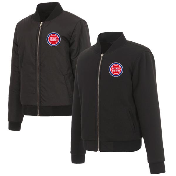 detroit-pistons-jh-design-womens-reversible-jacket-with-fleece-and-nylon-sides---black/