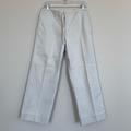 J. Crew Jeans | Jcrew Wide Leg Cropped Front Tie Khaki Jean | Color: Cream/White | Size: 6