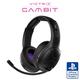 Victrix Gambit Schwarz drahtlos and verkabelt Gaming Kopfhörer mit Mic - PlayStation PS4, PS5 - Esports-Ready Pro Audio, Noise Cancelling Microphone, Ultra-Komfort Over the Ear Kopfhörer