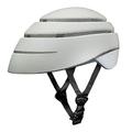 CLOSCA. Faltbarer Helm. Urbaner Fahrradhelm für Erwachsene. Fahrradhelm und Rollerhelm Zertifiziert. Pendlerhelm. Klapphelm. Helm für Frauen und Helm für Männer. (weiß/weiß, L)