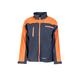 Planam 5741064 Timberguard Schnittschutz Softshelljacke, Grau/Orange, Größe XXXL