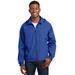 Sport-Tek JST73 Hooded Raglan Jacket in True Royal Blue size 3XL | Polyester