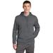 Sport-Tek F244 Sport-Wick Fleece Hooded Pullover T-Shirt in Dark Smoke Grey size XL | Polyester