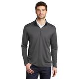 Port Authority K584 Silk Touch Performance 1/4-Zip in Steel Gray/Black size Small | Polyester