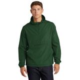 Sport-Tek JST66 Packable Anorak Jacket in Forest Green size 3XL | Polyester