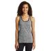 Sport-Tek LST396 Women's PosiCharge Electric Heather Racerback Tank Top in Black Electric/Black size 2XL | Polyester