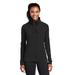 Sport-Tek LST852 Women's Sport-Wick Stretch Full-Zip Jacket in Black size Large | Polyester/Spandex Blend