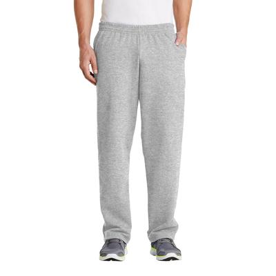 Port & Company PC78P Core Fleece Sweatpant with Pockets in Ash size 2XL | Cotton/Polyester Blend