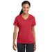 Sport-Tek LST340 Women's PosiCharge RacerMesh V-Neck Top in True Red size 2XL | Polyester