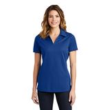 Sport-Tek LST690 Women's PosiCharge Active Textured Polo Shirt in True Royal Blue size 4XL | Polyester